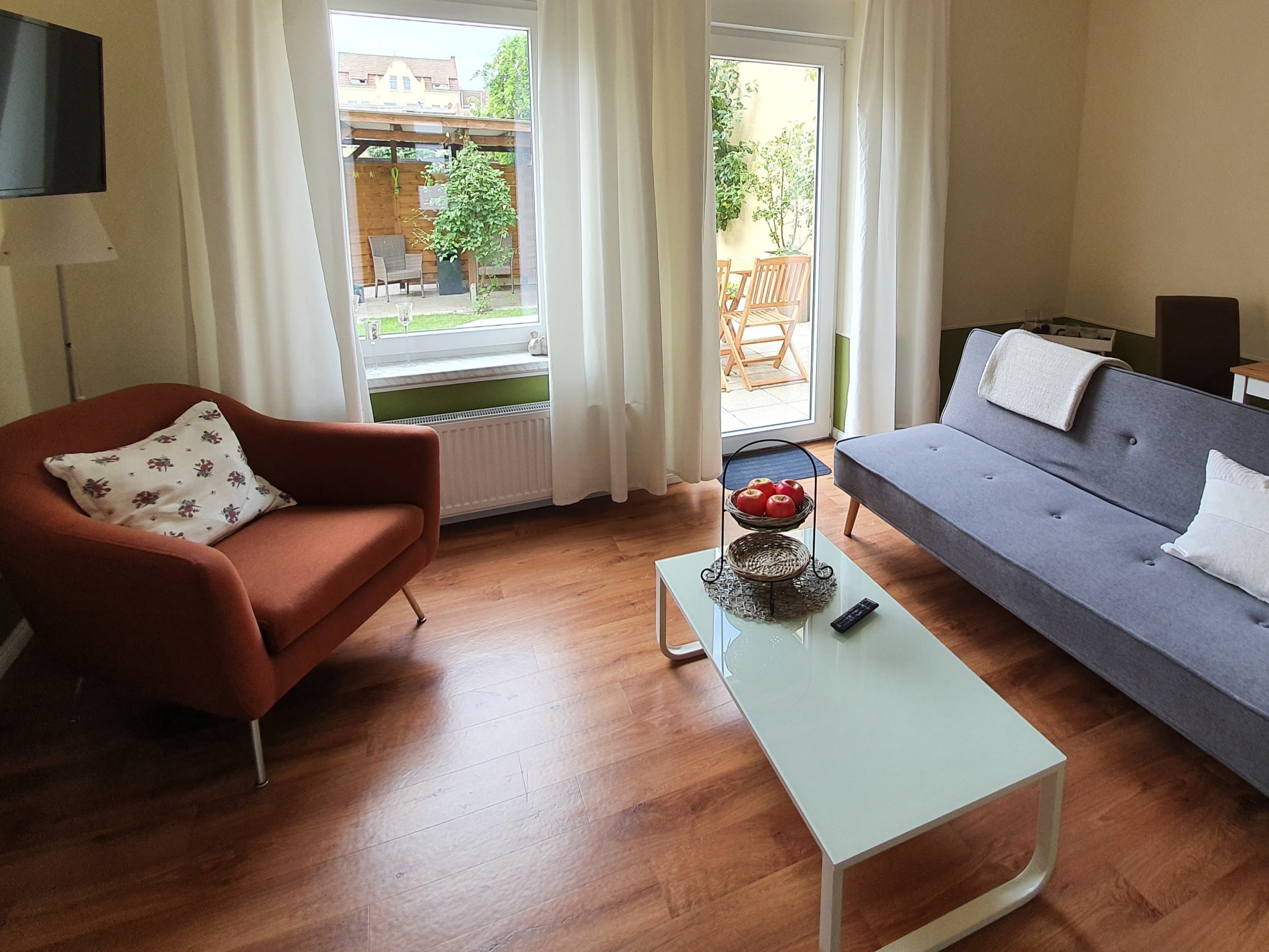 Ferienwohnung BOSKOOP Terrasse